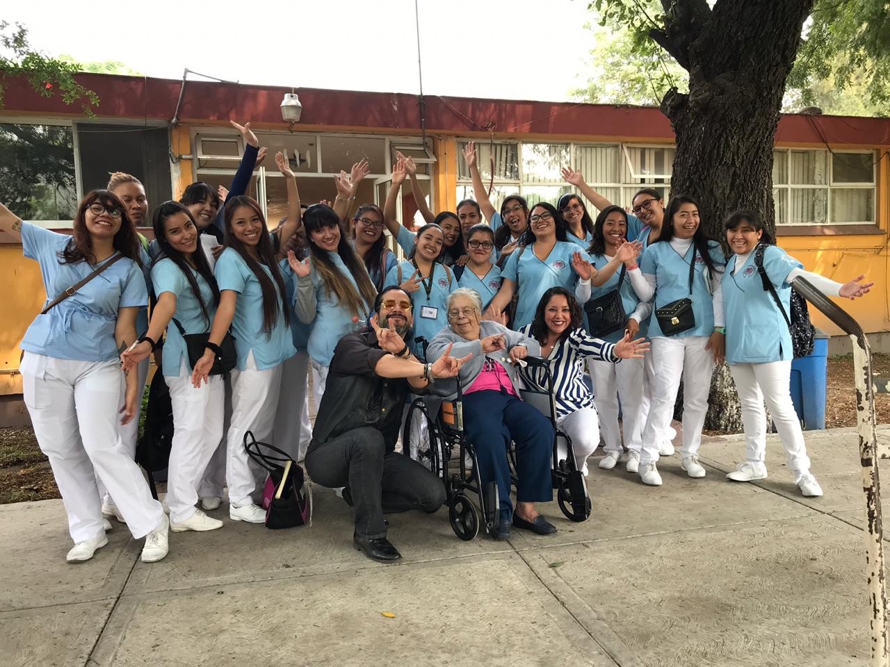 Las estudiantes de Gerontología de la UNEVE en Casa Betti